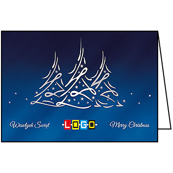 Kartki świąteczne BN1-357 dla firm z Twoim LOGO - Karnet składany BN1