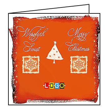 Kartki świąteczne BN2-283 dla firm z Twoim LOGO - Karnet składany BN2