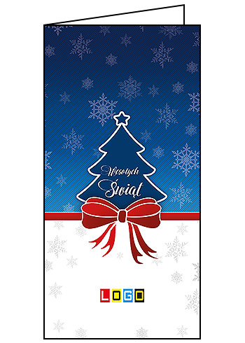 Kartki świąteczne BN3-039 dla firm z Twoim LOGO - Karnet składany BN3