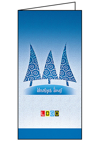 Kartki świąteczne BN3-149 dla firm z Twoim LOGO - Karnet składany BN3