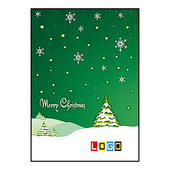 Kartki świąteczne BZ1-092 dla firm z Twoim LOGO - Karnet składany BZ1